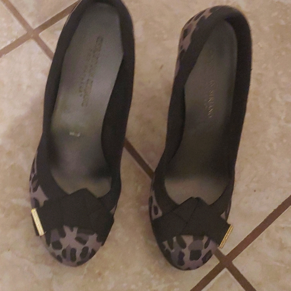 Lepoard print high heels